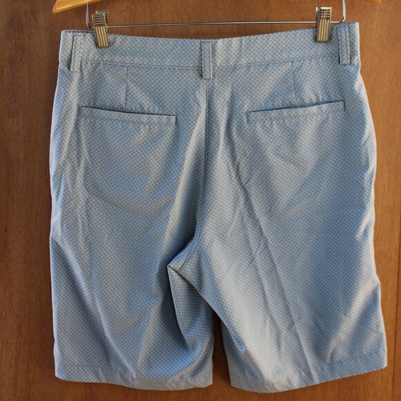 GrandSlam Men’s Golf Shorts Size 32 Gray Geometric Print Performance Casual - Picture 4 of 4